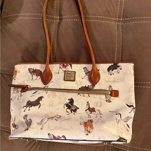 Dooney & Bourke Tan Equestrian Tote
